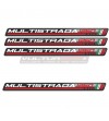 4 adhesivos universales de resina 3D - Ducati Multistrada 1260 