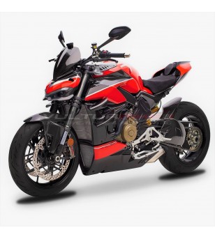 Ensemble de carénages carbone de conception personnalisée - Ducati Streetfighter V4 / V4S 