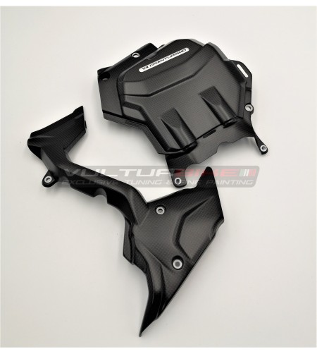 Coperchio testa motore e coperchio pignone in carbonio - Ducati Multistrada V4 
