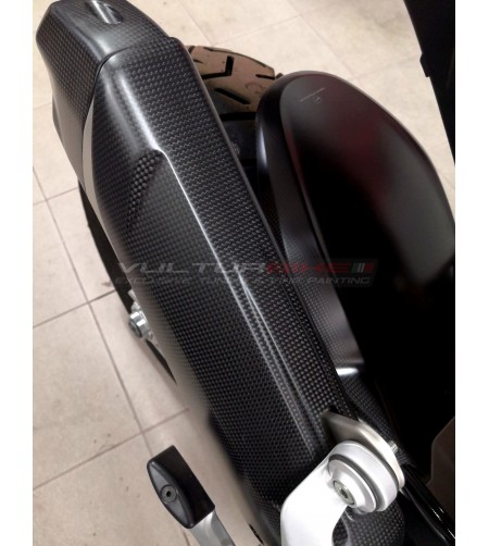 Cubierta superior del silenciador de carbono - Ducati Multistrada V4 / Rally