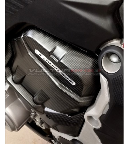 Engine head cover and pinion cover in carbon - Ducati Multistrada V4 