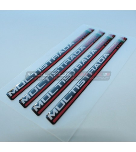 4 adhesivos universales de resina 3D - Ducati Multistrada 1260 