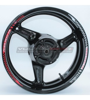 Adesivi per ruote Pikes Peak design - Ducati Multistrada V4 Pikes Peak 