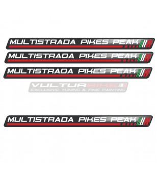 4 adhesivos universales de resina 3D - Ducati Multistrada Pikes Peak 
