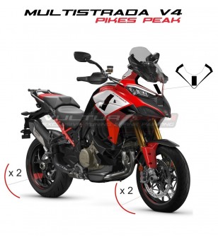 Kit decalcomanie personalizzate - Ducati Multistrada V4 Pikes Peak 