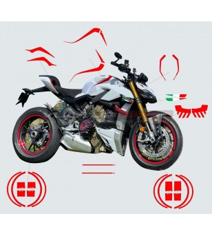 Customizable complete stickers kit - Ducati Streetfighter V4 / V4S 