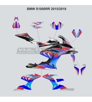 Kit completo adesivi rosso blu - BMW S1000RR 2015 / 2018