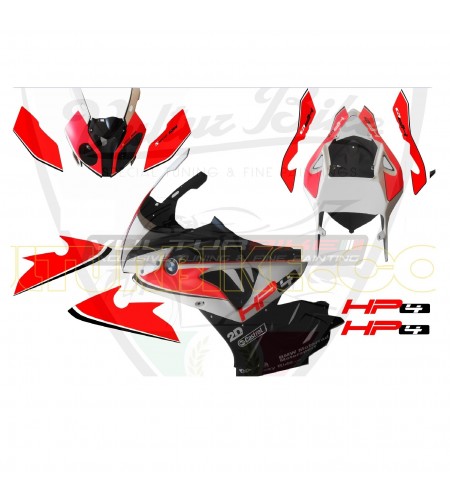Kit Adesivi grafiche personalizzate - BMW S1000RR - HP4