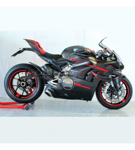 Complete stickers kit super design - Ducati Panigale V4 / V4S / V4R 2018-2020 