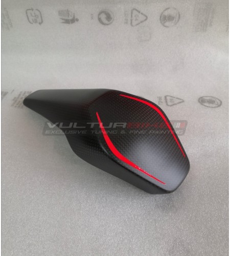 Housse de coussin de siège en carbone design spécial - Ducati Panigale V4 / V4S / V4R / V2 2020 / Streetfighter V4 V2 