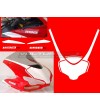 Autocollants bulle replica 1198s racing - Ducati 848/1198/1098/S/R/EVO 