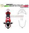 Stickers kit front fairing tail and tank - Ducati 848/1098/1198 / S / R / SP / EVO