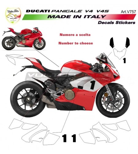 Komplette sanieren Deich zum Aufkleber - Ducati Panigale V4 / V4S 