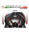 Special red-black tanks stickers - Ducati Panigale V4 / V4S / V4R 