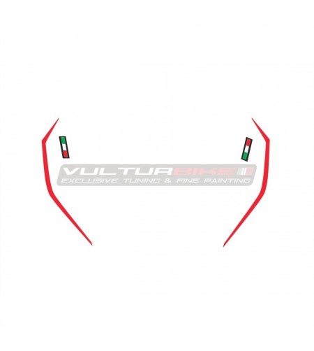 Profili adesivi per telaietto strumenti - Ducati Panigale V4 / V2 2020