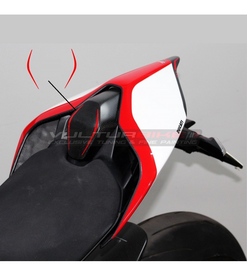 Adesivi per cover tampone sella - Ducati Streetfighter V4 / V2 / Panigale V4