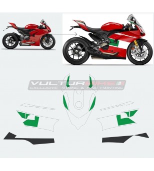 Kit d’autocollants de réplique Troy Bayliss - Ducati Panigale V2 2020 / 2022 