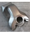 Painted elongated tank cover with brushed aluminium effect - Ducati Panigale V4 / Streetfighter V4 