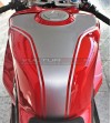 Pegatinas de tanque de efecto aluminio cepillado - Ducati Panigale V4 2022