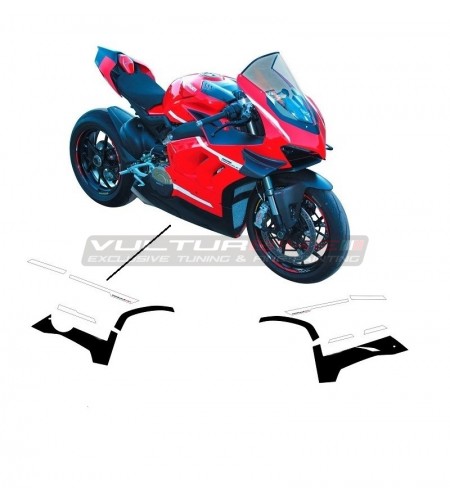Autocollants pour carénages design SUPERLEGGERA - Ducati Panigale V4R / V4 2020 