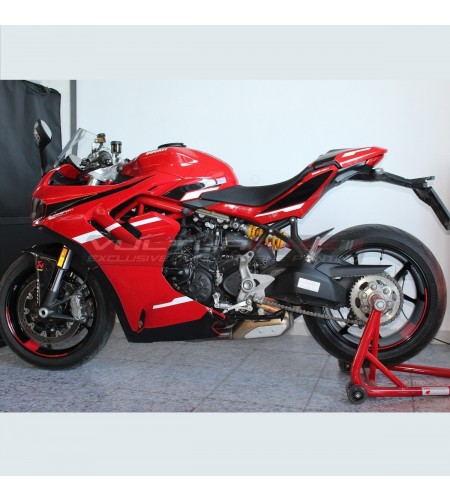 Aufkleber Kit Design schwarze Kanten - Ducati Supersport 950 