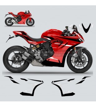 Stickers kit design black edges - Ducati Supersport 950 