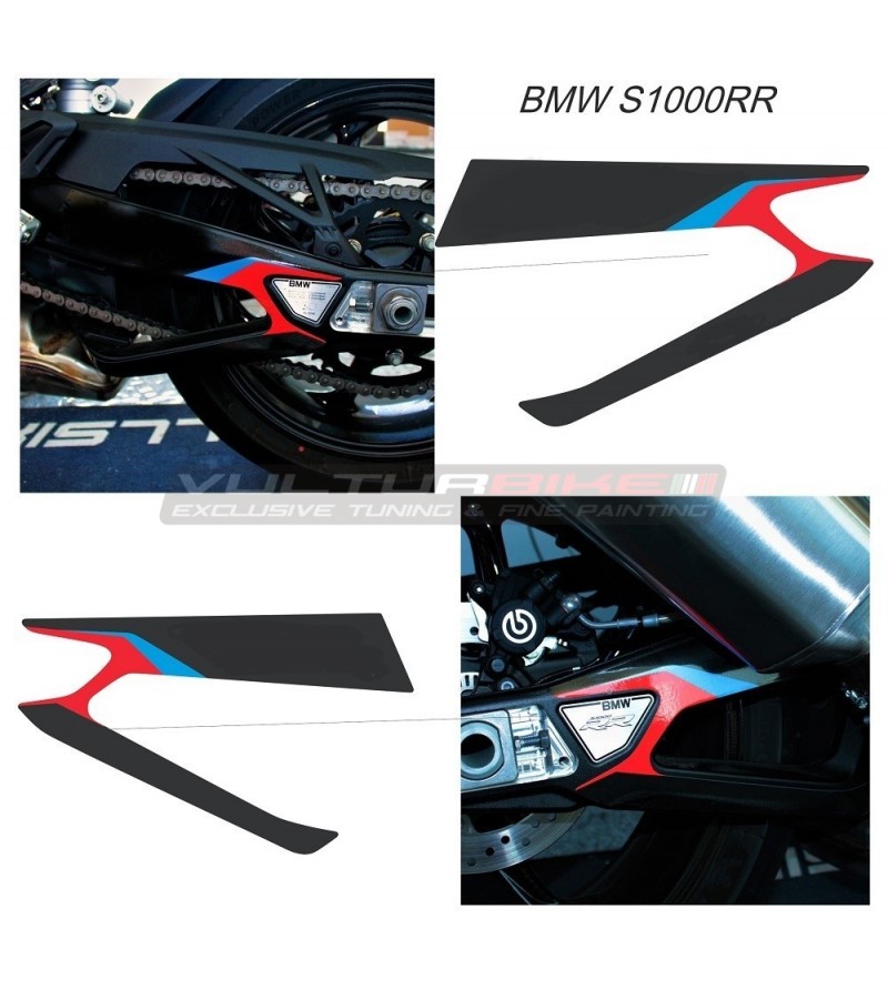 Adesivi forcellone design nero - BMW S1000RR 2019 / 2022 