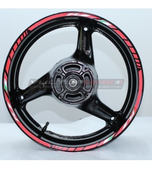 Red Stickers for Motorcycle Wheels - Yamaha R1 