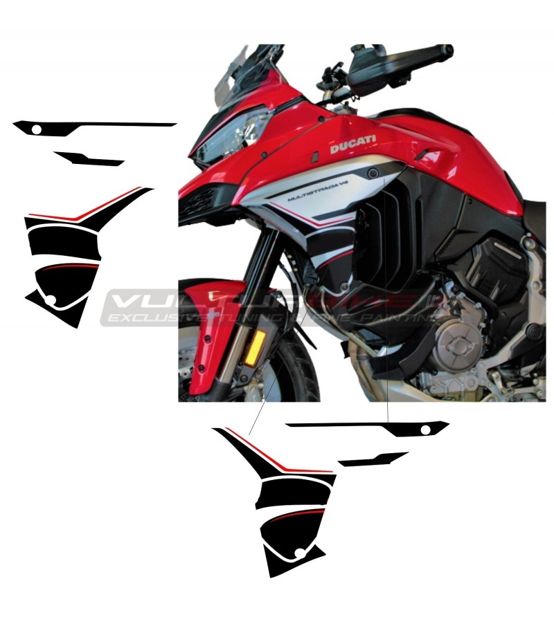 Stickers Panneaux Latéraux - Ducati Multistrada V4 
