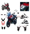 Kit completo pegatinas diseño plata V4 - Ducati Multistrada V4 