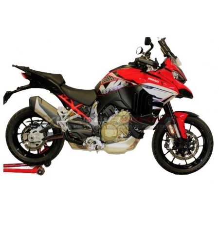 Kit completo pegatinas diseño plata V4 - Ducati Multistrada V4 