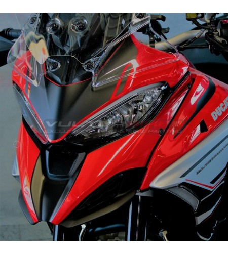 Autocollants kit complets argent design V4 - Ducati Multistrada V4 