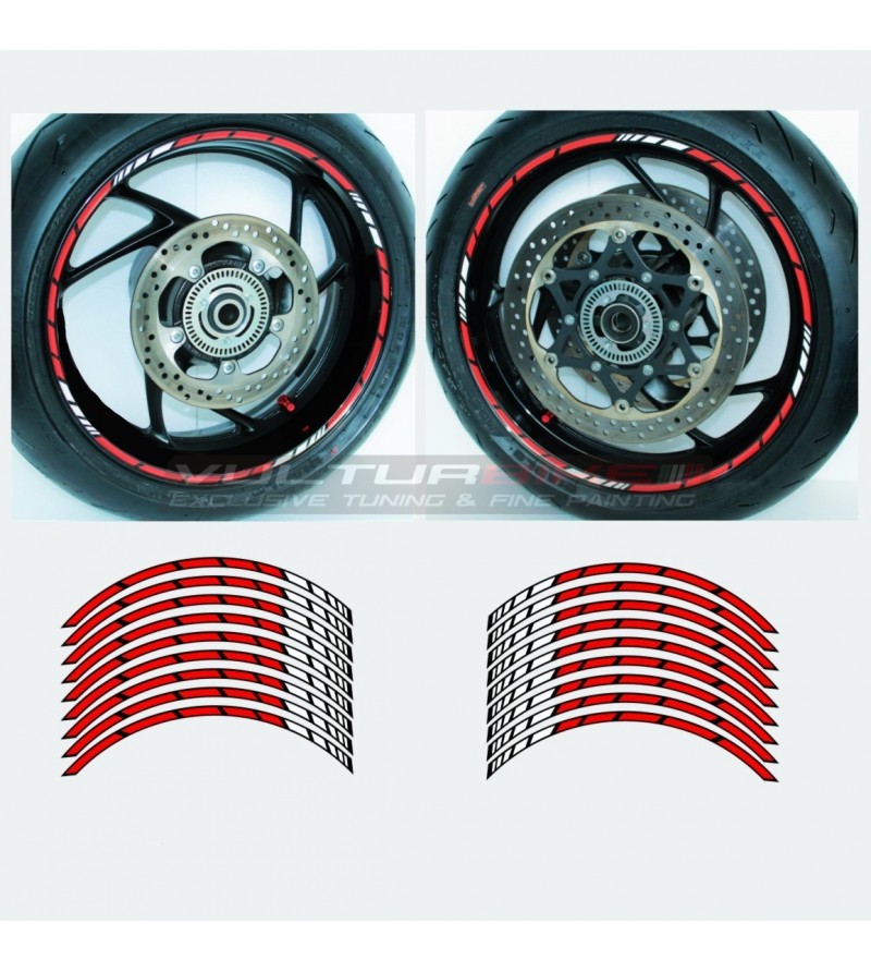Autocollants pour roues de 17 pouces pour tous les modèles Suzuki 