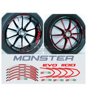 Pegatinas de ruedas - Ducati Monster 1100 EVO 