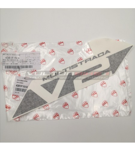 Calcomanía original V2 Multistrada Ducati para el ala derecha 