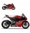 Aufkleber Kit Custom rote Motorrad Lackierung - Ducati Panigale V2 2020 / 2022 