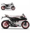 Kit d’autocollants Livrée moto blanche personnalisée - Ducati Panigale V2 2020 / 2022 