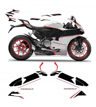 Kit de pegatinas Librea de moto blanca personalizada - Ducati Panigale V2 2020 / 2022 