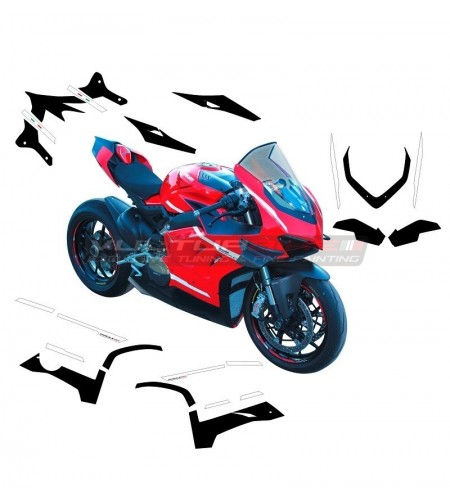 Kit adesivi completo design SUPERLEGGERA - Ducati Panigale V4 / V4S / V4R 2018-2021 