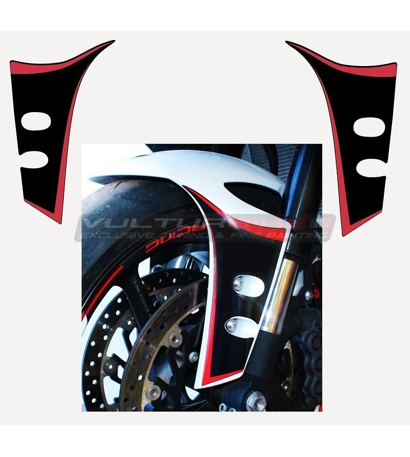 Mudguards stickers - Yamaha R1 2009 / 2014 