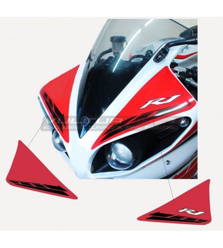 Pegatinas para parabrisas edición roja con letras - Yamaha R1 2009 / 2014 