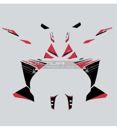 Complete stickers kit - Yamaha R1 2009 / 2014 