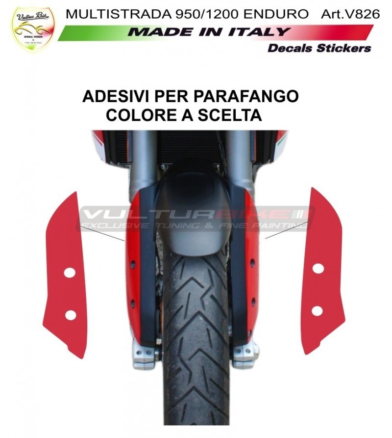 Fender stickers - Ducati Multistrada 950/1200 Enduro 