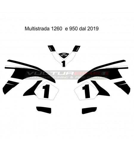 Stickers kit 25th anniversary 916 Carl Fogarty - Ducati Multistrada 1260 / new 950 