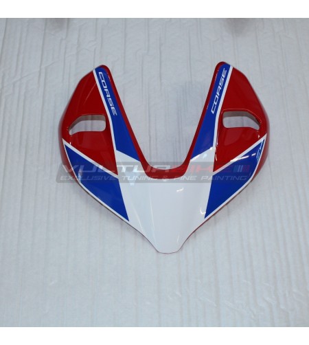 Design Verkleidung Aufkleber S CORSE blau - Ducati Streetfighter V4 / V2 