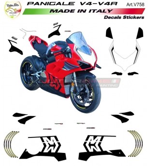 Kit de pegatinas de diseño personalizado - Ducati Panigale V4 / V4S / V4R 