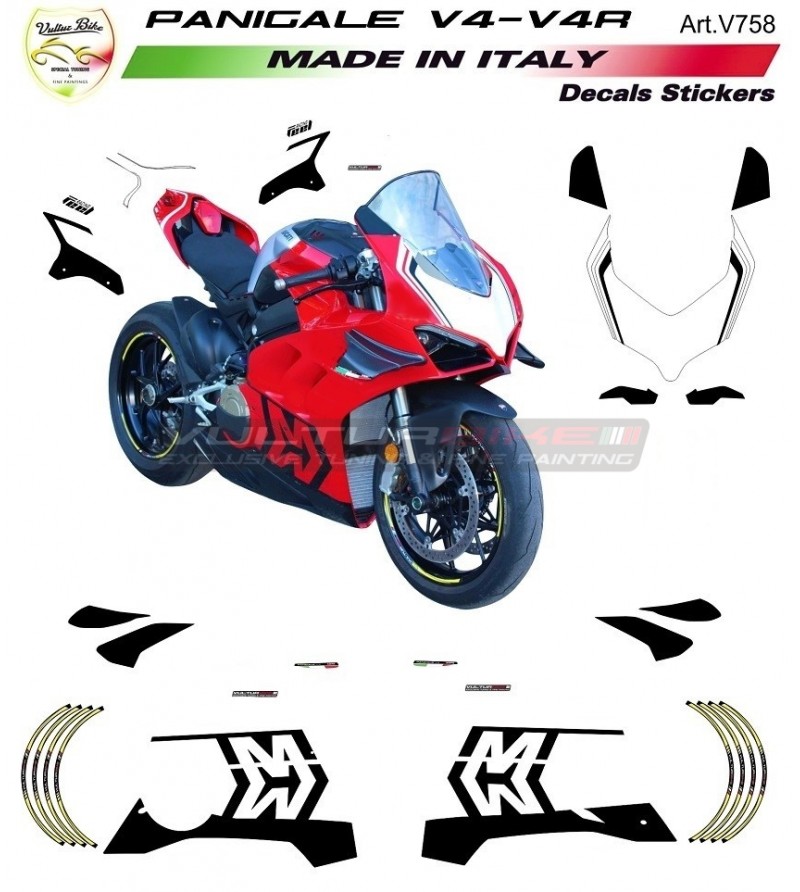 Individuelles Design Aufkleber Kit - Ducati Panigale V4 / V4S / V4R 