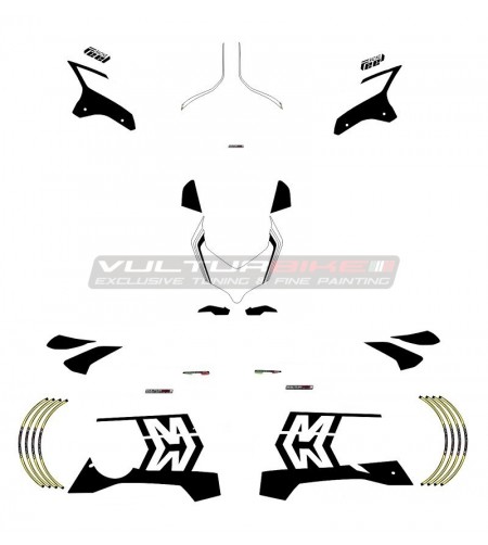 Kit de pegatinas de diseño personalizado - Ducati Panigale V4 / V4S / V4R 