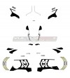 Kit de pegatinas de diseño personalizado - Ducati Panigale V4 / V4S / V4R 