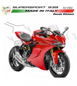 Farbige Aufkleber Kit Markendesign - Ducati Supersport 939 